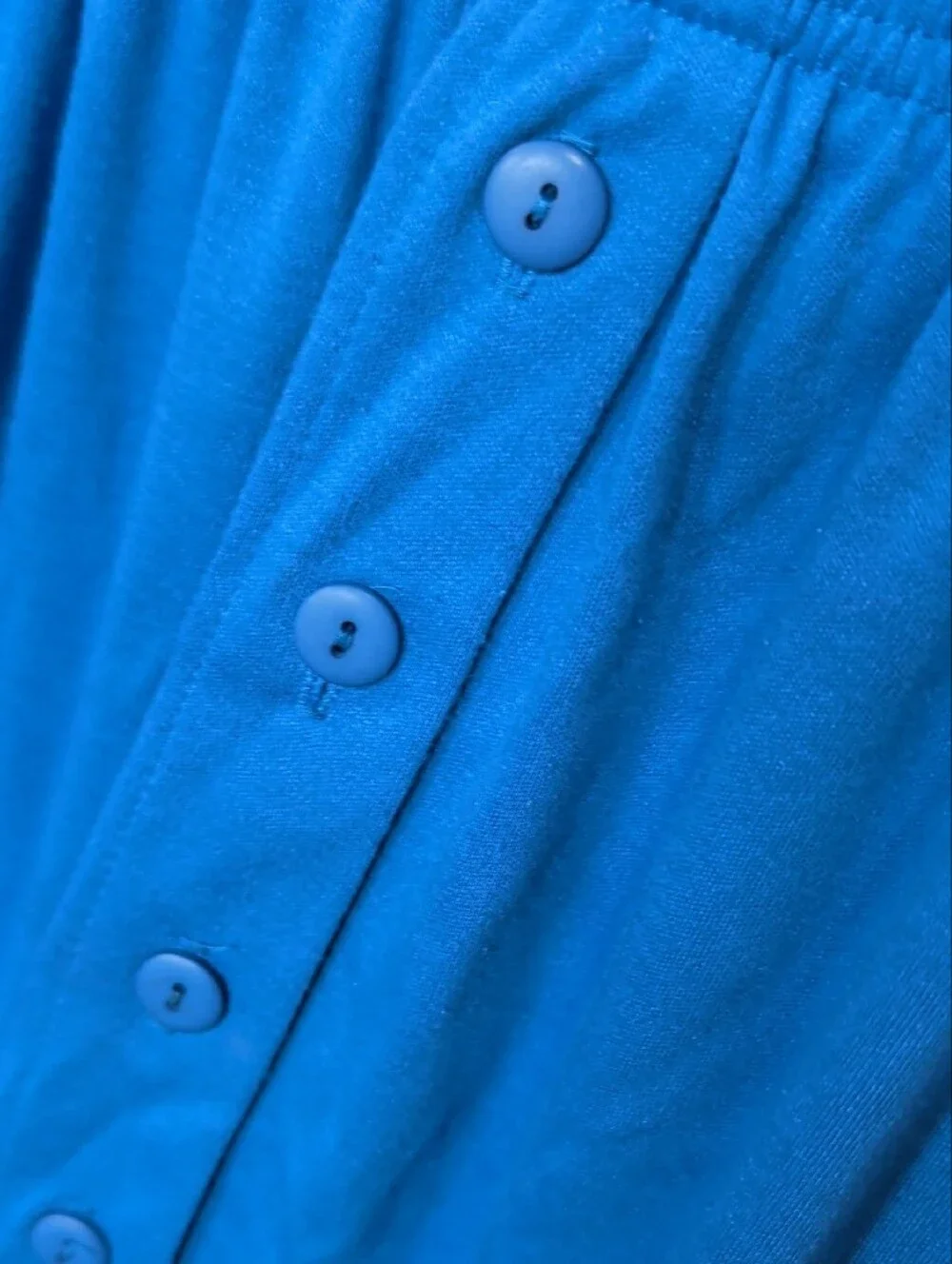 Jaclyn Smith Sport Blue Button-Front Women's Skirt